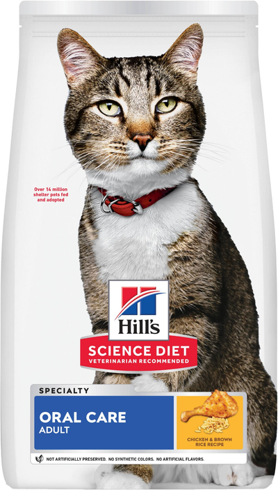 Hill's Science Diet | Alimento seco para gatos adultos Adult Oral Care