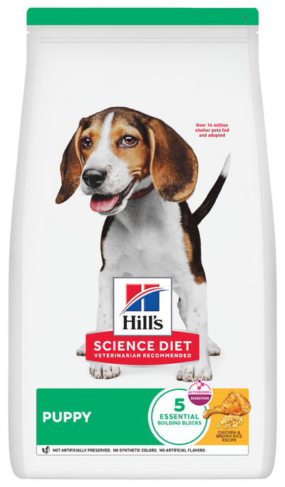Hill's Science Diet | Alimento seco para perros cachorros Puppy. Receta de pollo y cebada.