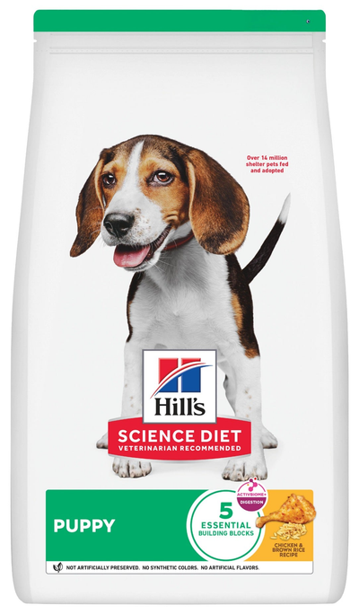 Hill's Science Diet | Alimento seco para perros cachorros Puppy. Receta de pollo y cebada.