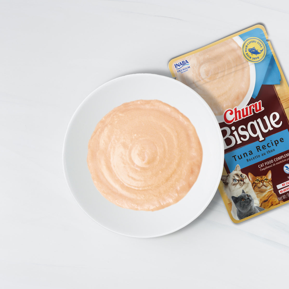 INABA Churu Bisque | Complemento húmedo para gatos sabor atún — vista adicional
