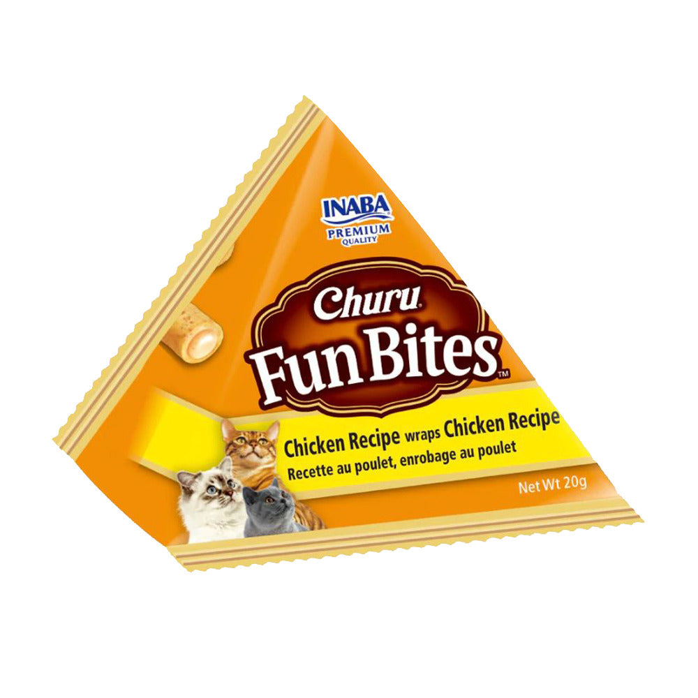 INABA Churu Fun Bites | Premio horneado con centro cremoso para gatos sabor pollo — vista adicional
