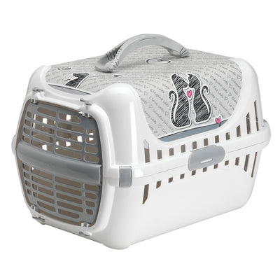 Moderna Trendy Runner Cats in Love · vista frontal