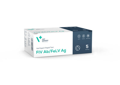 Vet Expert | Rapid Test Fiv Ab /Felv Ag - 5 Und 5 Ud.