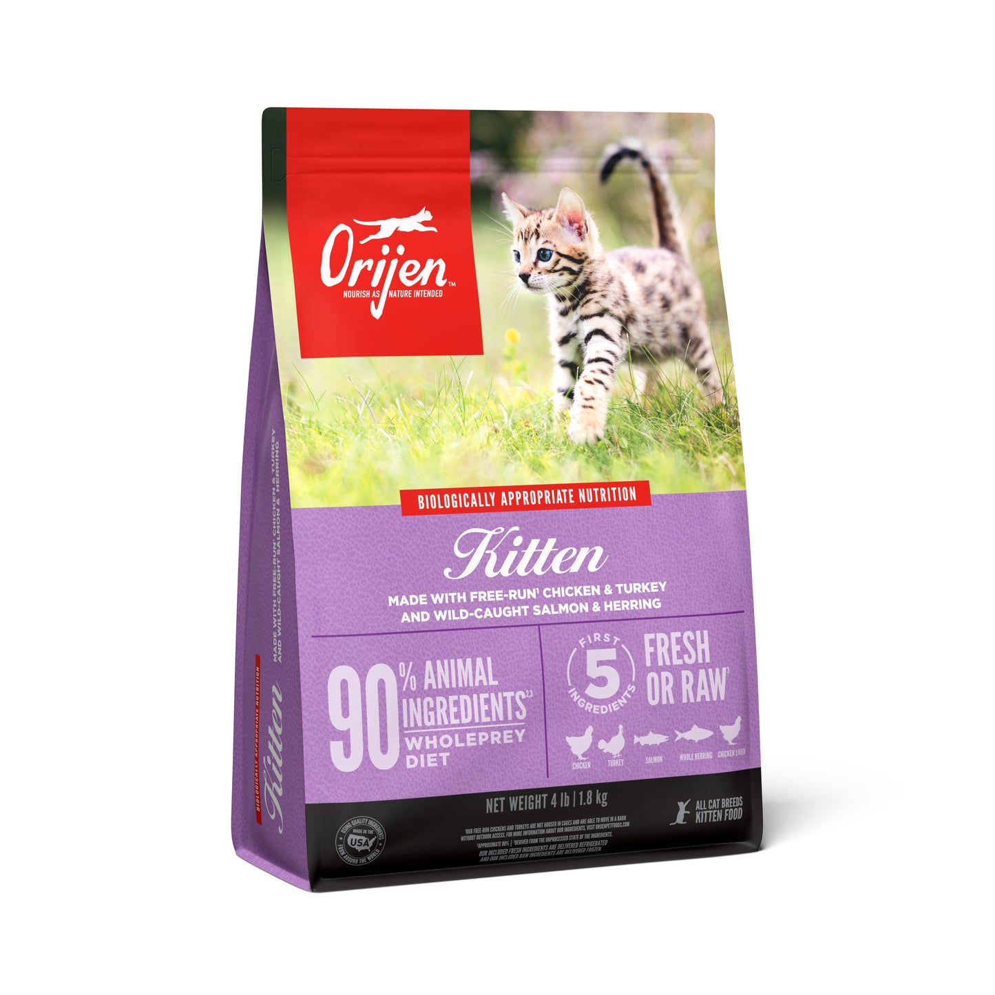 ORIJEN | Alimento seco para gatitos Kitten — imagen 3 — CORKF2B100531K01800
