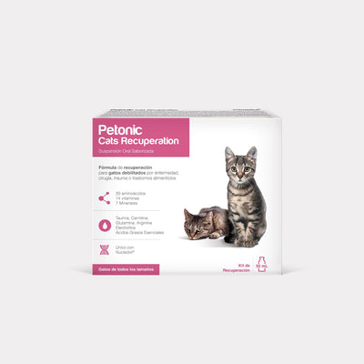 Petonic Cats Recuperation · envase frontal