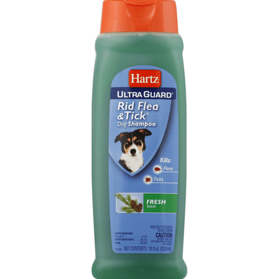 Hartz — UltraGuard Rid Flea & Tick shampoo antipulgas aroma fresco para perros 532 ml