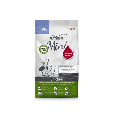Platinum | Alimento seco para cachorros de razas pequeñas Puppy Chicken Mini — fotografía oficial