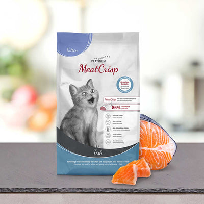 Platinum MeatCrisp Kitten Fish · bolsa de 1,5 kg (foto oficial)