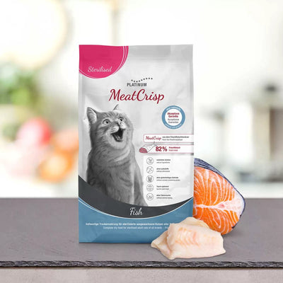 Platinum MeatCrisp Sterilised Fish — foto oficial de la bolsa