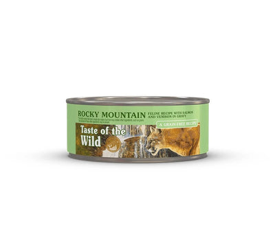 Taste of the Wild | Rocky Mountain salmón y venado en salsa para gatos (lata)