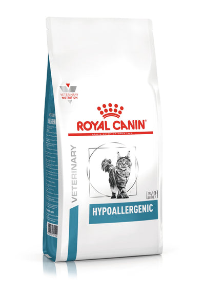 Royal Canin Hypoallergenic para gatos · envase frontal
