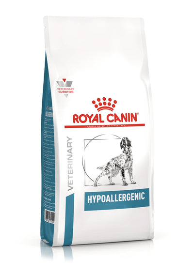 Royal Canin Hypoallergenic perro · envase frontal