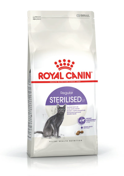 Royal Canin Sterilised 37 · envase frontal