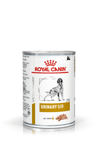 Royal Canin Urinary S/O lata para perros · lata frontal