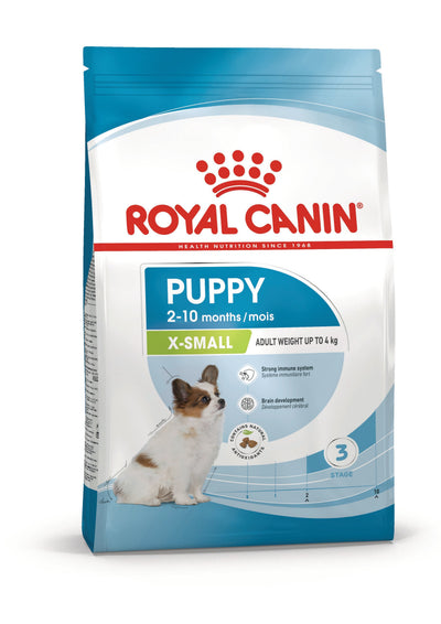 Royal Canin X-Small Puppy · envase frontal