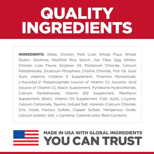 Hill's Science Diet | Alimento húmedo para gatos maduros Adult 7+ Tender Chicken Dinner (Pack de 6 sobres de 79.39g)