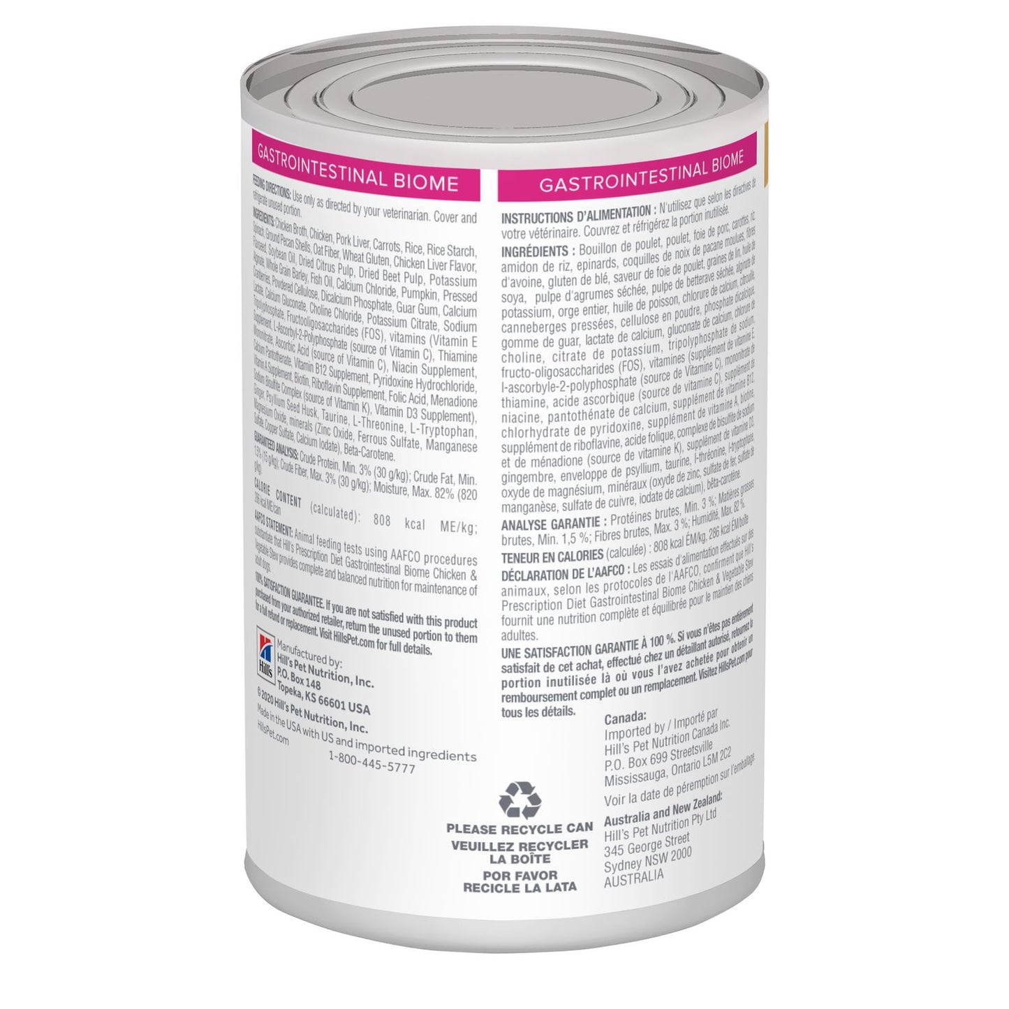 Hill's Prescription Diet | Alimento húmedo para perros Gastrointestinal Biome