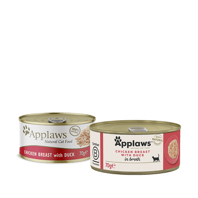 Applaws Pechuga de Pollo con Pato 70 g — envase oficial