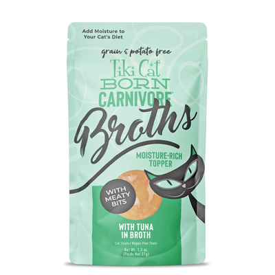 Tiki Cat Broths, atún · sobre frontal