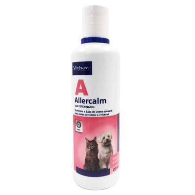 Virbac | Allercalm shampoo calmante con avena para perros y gatos 250 ml – 250 ml