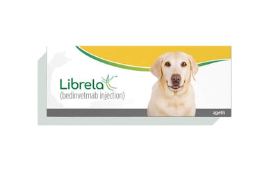 Caja oficial de Librela bedinvetmab inyectable de Zoetis