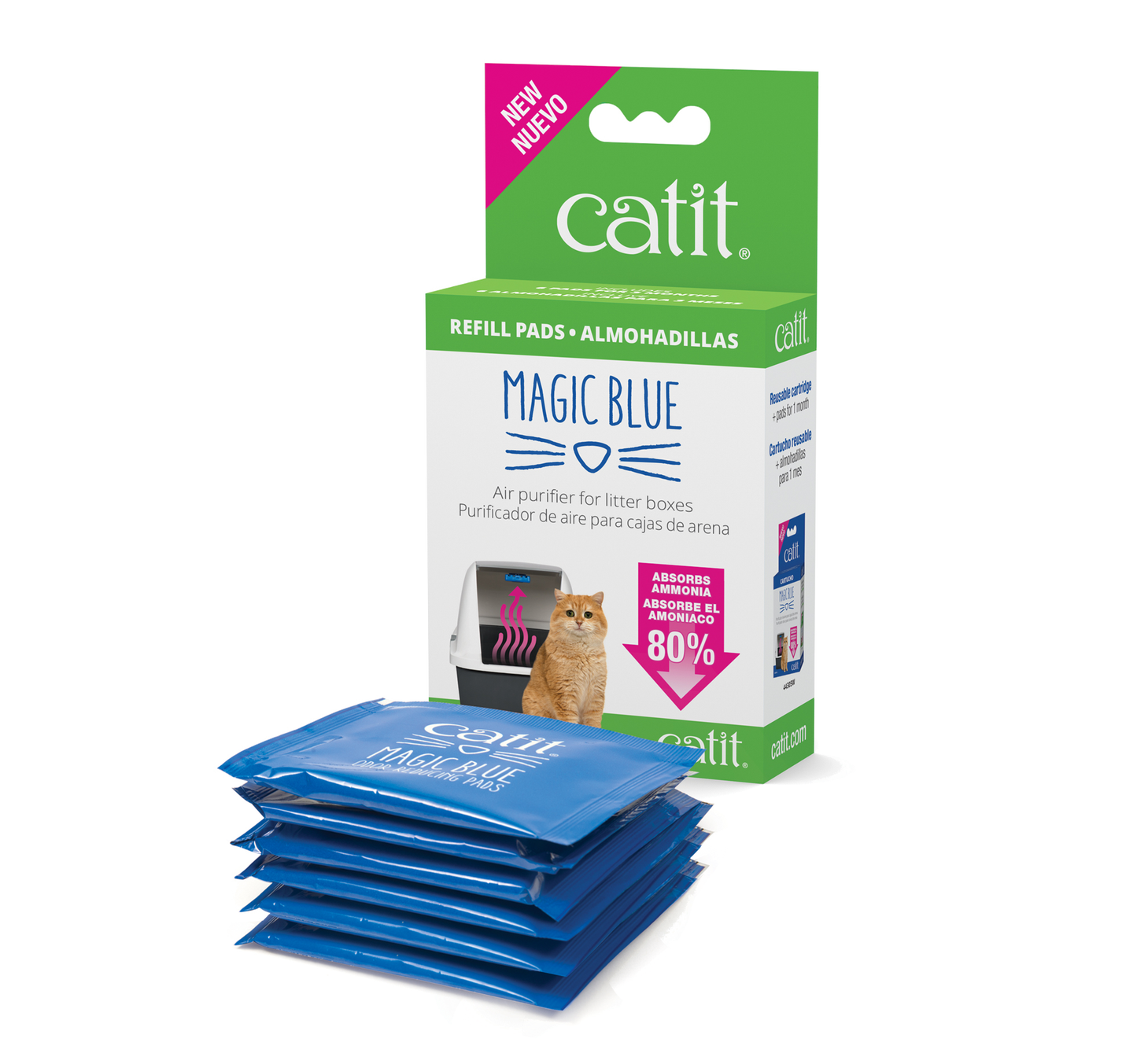 Catit | Almohadillas antiolores de recambio Magic Blue