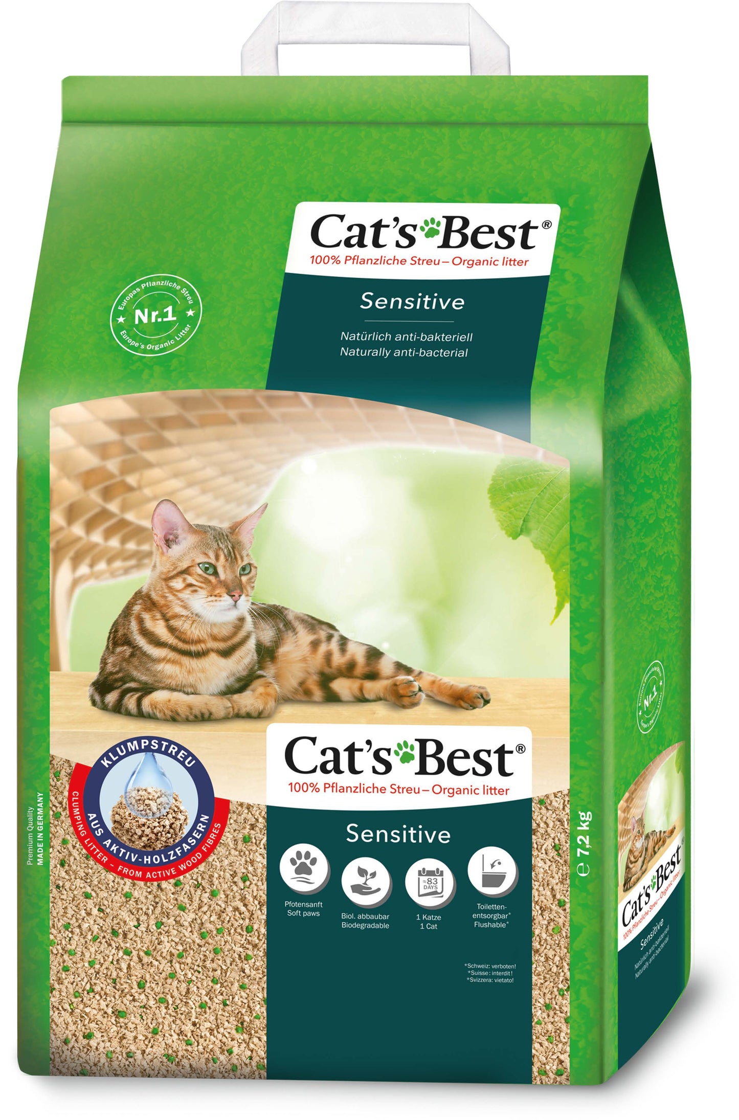 Cat's Best | Arena vegetal para gatos (Sensitive)