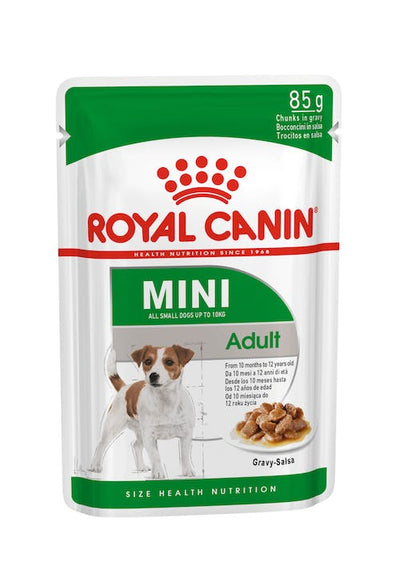 ROYAL CANIN | Alimento húmedo para perros adultos de razas pequeñas en salsa (Pack de 12 bolsitas de 85g)