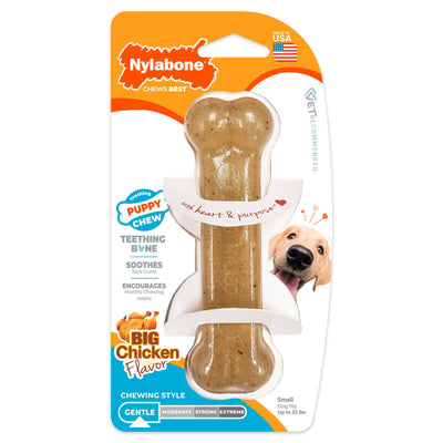 Nylabone | Puppy Chew Bone, Chicken