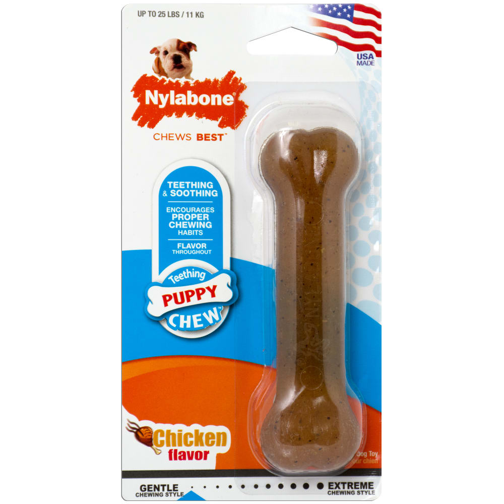Nylabone Puppy Chew Bone Chicken — producto