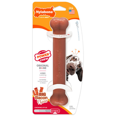 Nylabone | Power Chew Bone, Bacon (Giant)