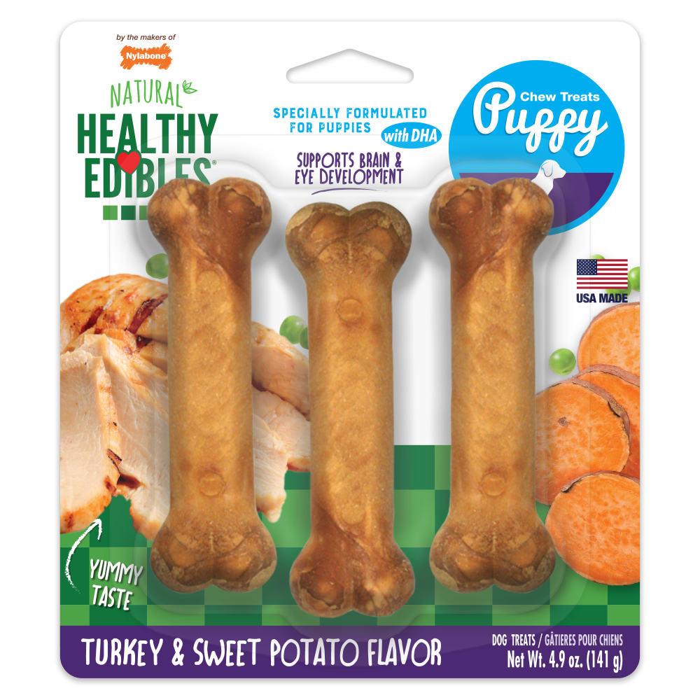 Nylabone | Healthy Edibles Puppy Turkey & Sweet Potato