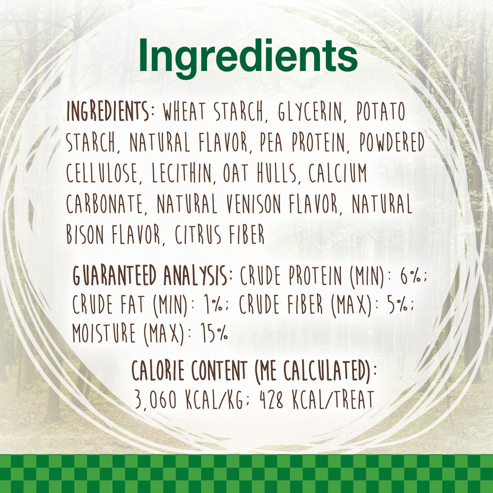 Nylabone Healthy Edibles Wild Venison Large — ingredientes