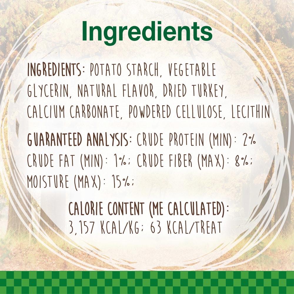 Nylabone Healthy Edibles Puppy Wild Turkey — ingredientes