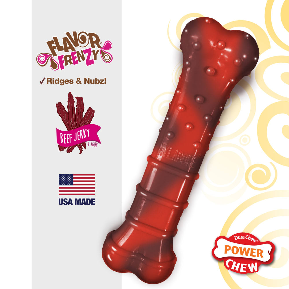 Nylabone Power Chew Textured Bone Beef Jerky — características