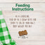 Nylabone Healthy Edibles Chewy Bites Peanut Butter — instrucciones de alimentación