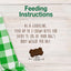 Nylabone Healthy Edibles Chewy Bites Bacon — instrucciones de alimentación