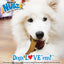 Nylabone Nubz Peanut Butter — en uso