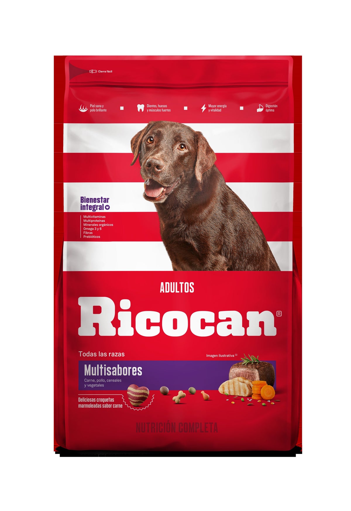 Ricocan | Adultos todas las razas Multisabores – 22 kg