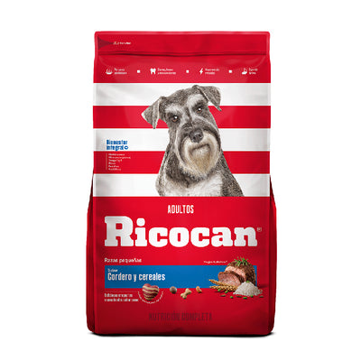 Ricocan | Adultos razas pequeñas sabor cordero y cereales – 1 kg