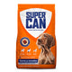 Supercan | Adultos razas medianas y grandes sabor carne y cereales – 1 kg