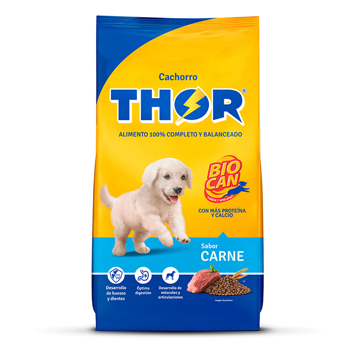 Thor | Cachorros todas las razas sabor carne – 1 kg