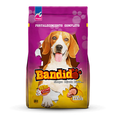 Bandido | Adultos todas las razas sabor carne – 18 kg