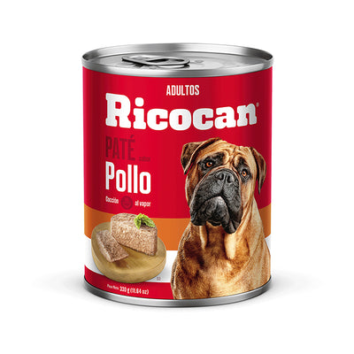 Ricocan | Paté sabor pollo, adultos (lata)