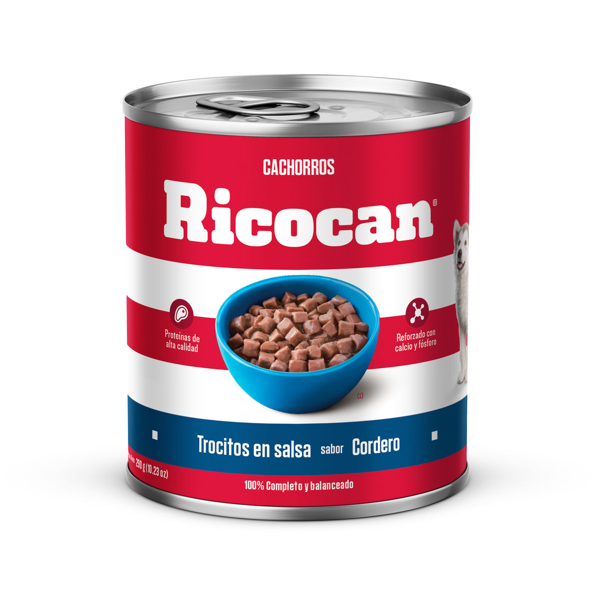 Ricocan | Trocitos en salsa sabor cordero, cachorros – 290 g