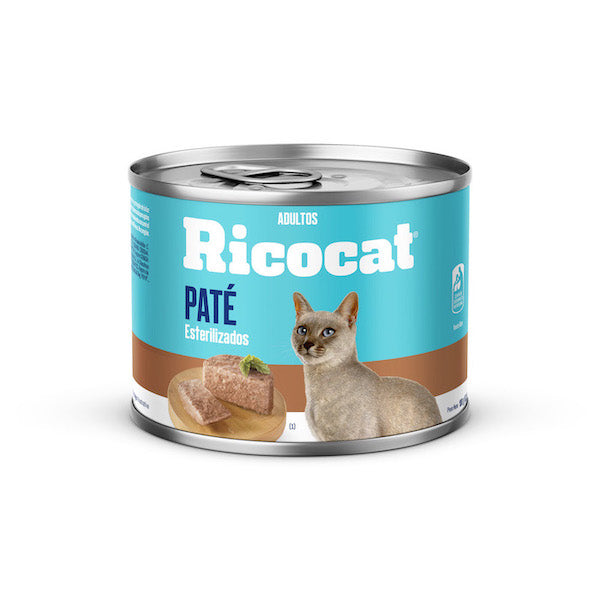 Ricocat | Paté esterilizados, gatos adultos (lata)