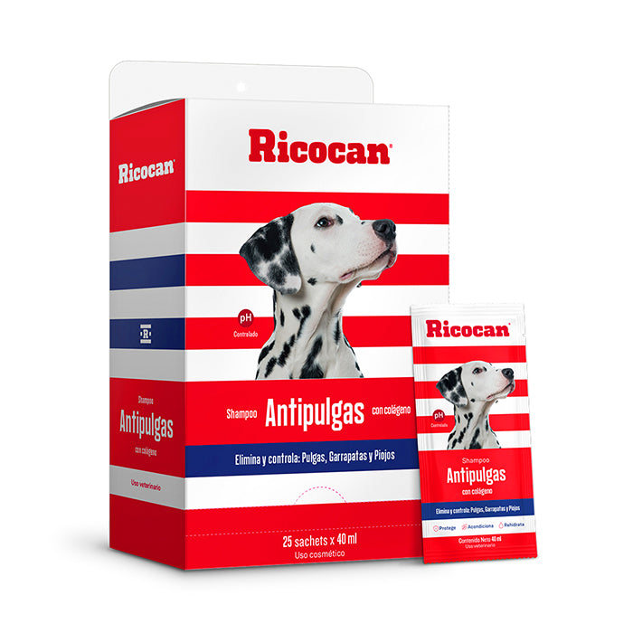 SHAMPOO SACHET RICOCAN ANTIPULGAS