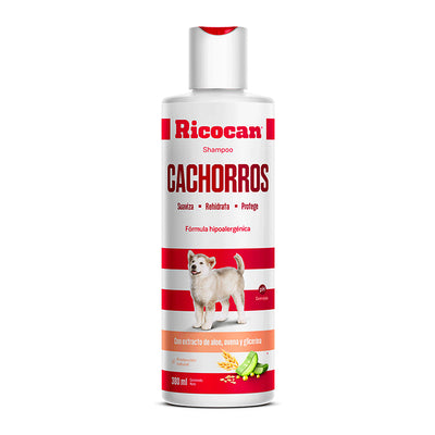 Ricocan | Shampoo Cachorros con fórmula hipoalergénica – 380 ml
