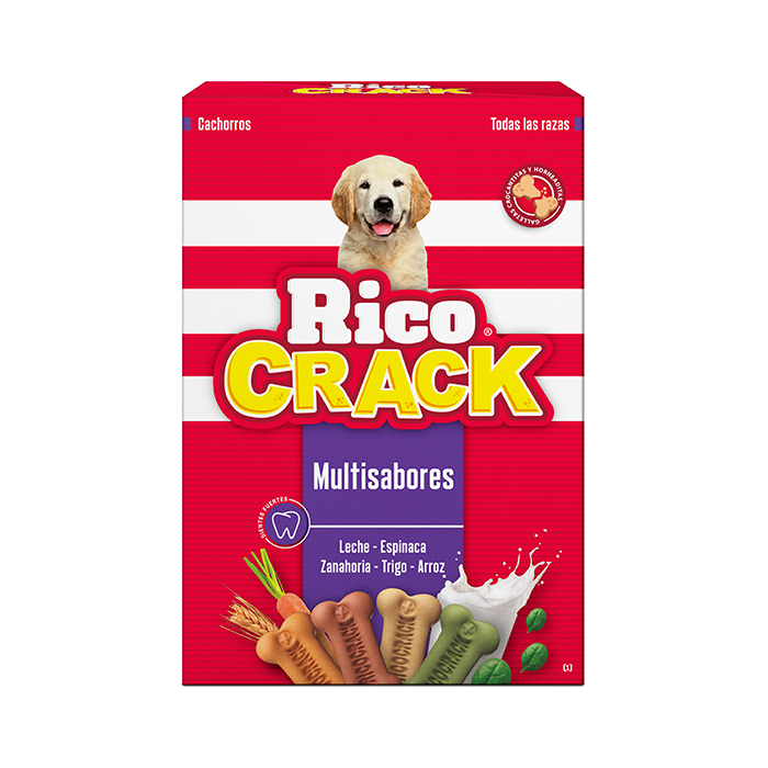 Ricocrack | Galletas Multisabores para cachorros – 200 g
