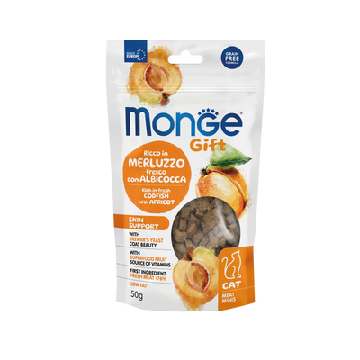 Monge Gift Meat Minis skin bacalao y albaricoque